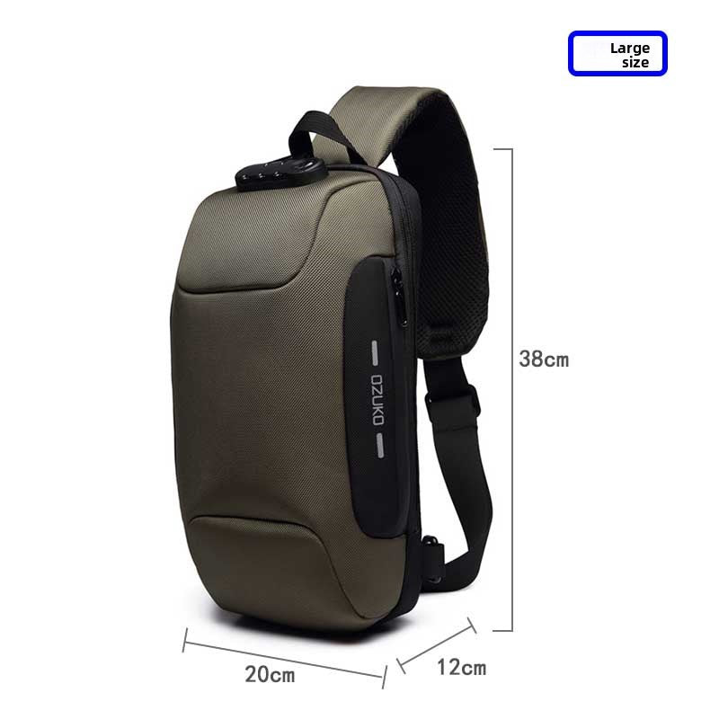 Anti-Theft Crossbody Charging Bag